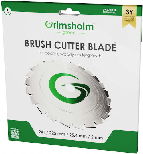 Grimsholm GS647 Δίσκος Θαμνοκοπτικού 25.4mm 24 Δοντιών