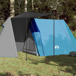 vidaXL Camping Tent Blue for 3 People 170x220x170cm
