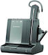 Poly Savi 8245 UC M USB-A Безжични На ушите Мултимедийни слушалки с микрофон в Черен цвят