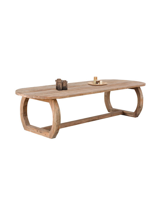Τραπέζι Εξωτερικού Χώρου από Teak Φυσικό 320x120x78εκ.