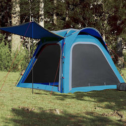 vidaXL Camping Tent Blue for 4 People 160x221x160cm