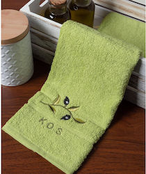 Silk Fashion Hotel Towels Face Green Silk Fashion Hotel Towels Face Green