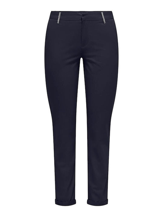 Only Damen Chino Hose Blue