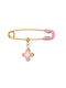 Vitopoulos Child Safety Pin made of Gold 9K