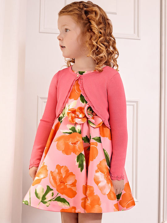 Abel & Lula Kids Bolero Knitted Fuchsia