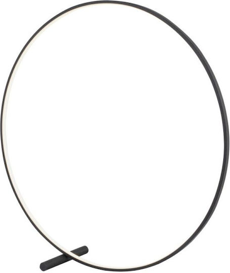 Viokef Circle LED Floor Lamp H89.5xW89.5cm. with Warm White Light 1575lm Black