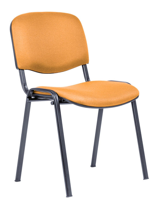 Chair Visitor Taurus in Orange Color 53.5x47x81cm 1pcs