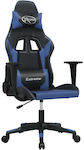 vidaXL 345445 Gaming Chair with Adjustable Arms Black / Blue