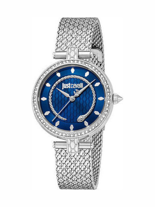 Just Cavalli Women's Watch with Silver Metal Br...