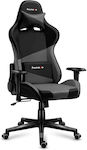 Huzaro Force 6.2 Fabric Gaming Chair with Adjustable Armrests and RGB Lighting Gray