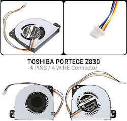 Toshiba Ανεμιστηράκι για Laptop TOSHIBA PORTEGE Z830 (F516)