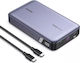 Ugreen PB720 Power Bank 20000mAh 100W με Θύρα USB-A και 2 Θύρες USB-C Power Delivery / Quick Charge 2.0 / Quick Charge 3.0 Γκρι