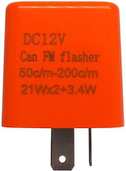 Индикатор за мигач, регулируем, 2 извода 12v - 1 бр