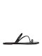 Women's Flat Sandals in Black Color