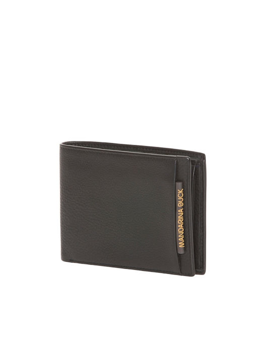 Mandarina Duck Men's Leather Card Wallet Black