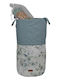 Bebe Stars Children's Storage Basket made of Fabric Nature Turquoise 40x40x50cm 1pcs