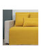 Cotone Cozy Ριχτάρι Διθέσιου Καναπέ 180x240εκ. Κίτρινο 415240
