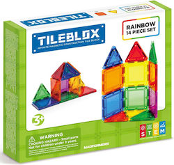 Magformers Tileblox Rainbow για 3+ Ετών 14τμχ