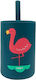 Queen Mother Toddler Silicone Flamingo Cup Blue 160ml For 6m+