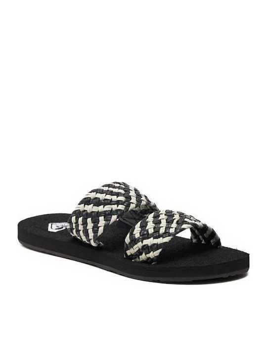 Roxy Porto Slide Ii Γυναικεία Σανδάλια Μαύρα