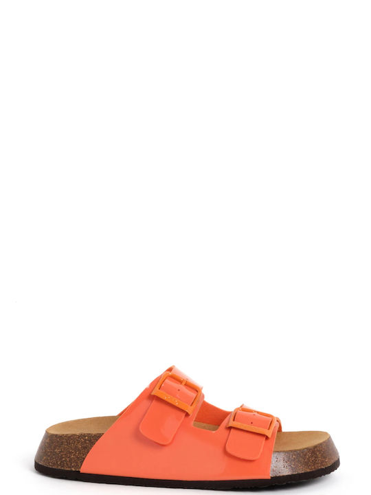 Scholl Synthetic Leather Women's Sandals Orange