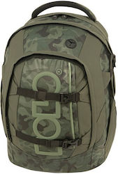 Polo School Bag Backpack Junior High-High School in Khaki color L29 x W22 x H45cm 2024