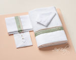 Christening Oilcloths Set White