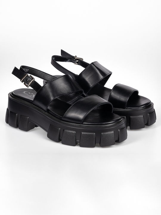 Issue Fashion Sandale dama în Negru Culoare