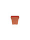 Micplast Daiquiri Γλάστρα Πλαστική Τερακότα 25x25x21.5εκ.