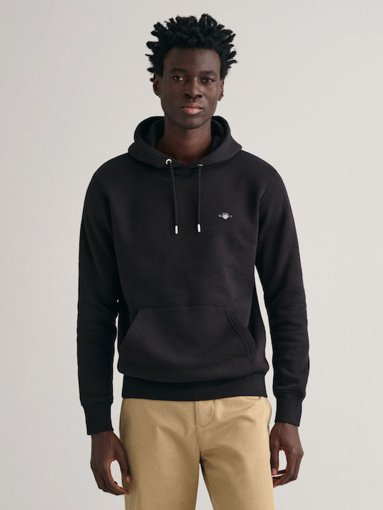 Gant Sweatshirt with Hood Black