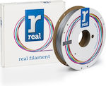 Real Filament PLA 3D-Drucker Filament 1.75mm Gray 0.5kg