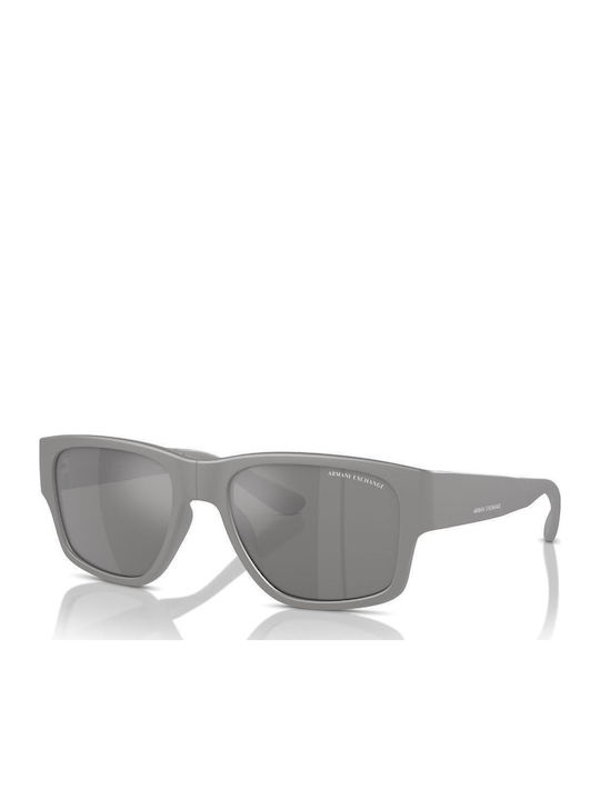 Armani Exchange Unisex Γυαλιά Ηλίου με Γκρι Κοκκάλινο Σκελετό και Γκρι Φακό AX4141SU 81806G