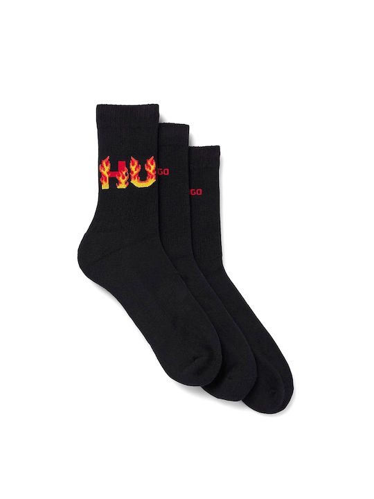 Hugo Boss Κάλτσες Μαύρες 3Pack