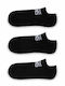Vans Classic Kick Дамски Чорапи Black 3Пакет