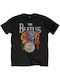 Rock Off The Beatles Tricou Negru Bumbac