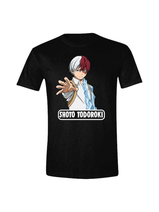 PCMerch My Hero Academia T-shirt Μαύρο Βαμβακερό