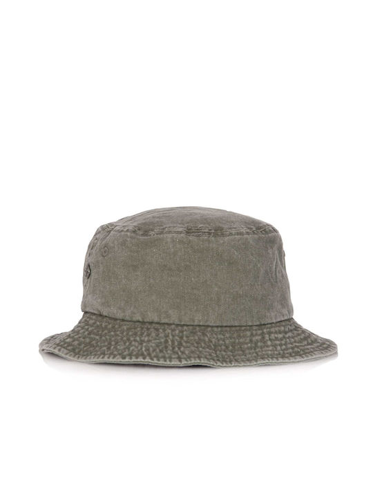 Karfil Υφασμάτινo Ανδρικό Καπέλο Στυλ Bucket Πράσινο
