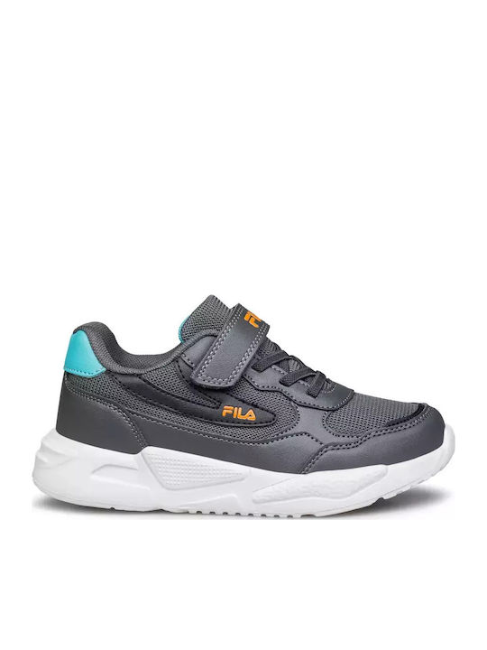 FILA Willington V Παιδικά Sneakers με Σκρατς Γκρι