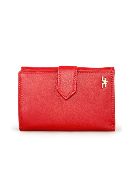 Forest Large Leather Women's Wallet Cards Red