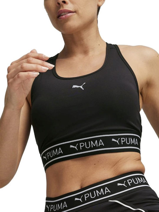 Puma 4keeps Elastic Femei Sutien sport Negru cu...