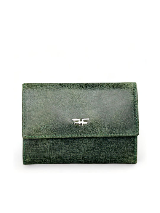 Forest Large Leather Women's Wallet Green