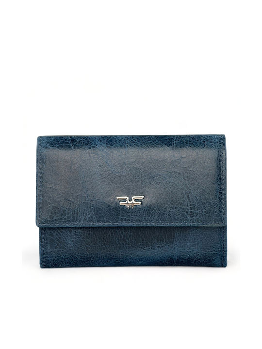 Forest Large Leather Women's Wallet Blue