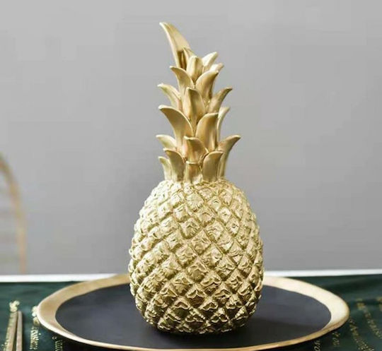 Etoile Decorativ Ananas Polirășină 9x25cm 1buc