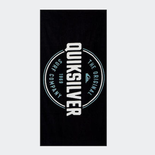 Quiksilver Freshness Βαμβακερή Μαύρη 80x160εκ.