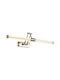 Spot Light Modern Lamp Bathroom with Integrated LED and Natural White Light Silver