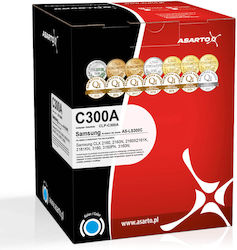 Asarto Compatible Toner for Samsung CLP-C300A Cyan