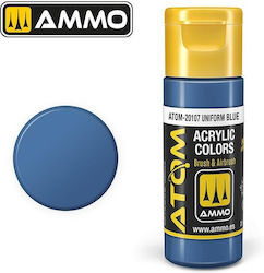 Ammo Atom Χρώμα Μοντελισμού Uniform Blue 20ml
