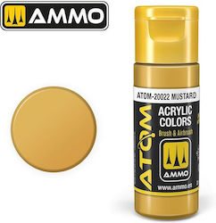 Ammo Atom Model Making Paint Mustard 20ml