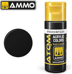 Ammo Modellbau Farbe Matt Black 20ml
