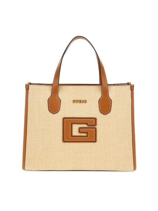 Guess Women's Bag Tote Hand Beige